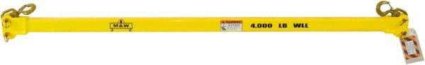 Machining & Welding - 4,000 Lb Capacity Fixed Spreader Beam - Exact Tool & Supply