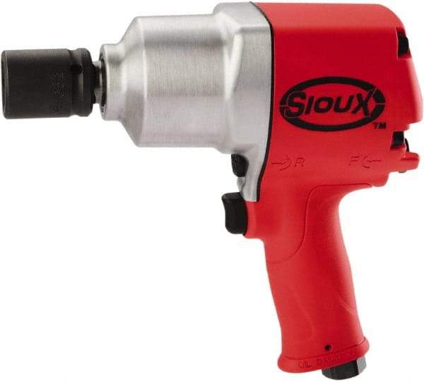Sioux Tools - 3/4" Drive, 6,700 RPM, 1,050 Ft/Lb Torque Impact Wrench - Pistol Grip Handle, 1,050 IPM, 5.6 CFM, 90 psi, 3/8" NPT Inlet - Exact Tool & Supply