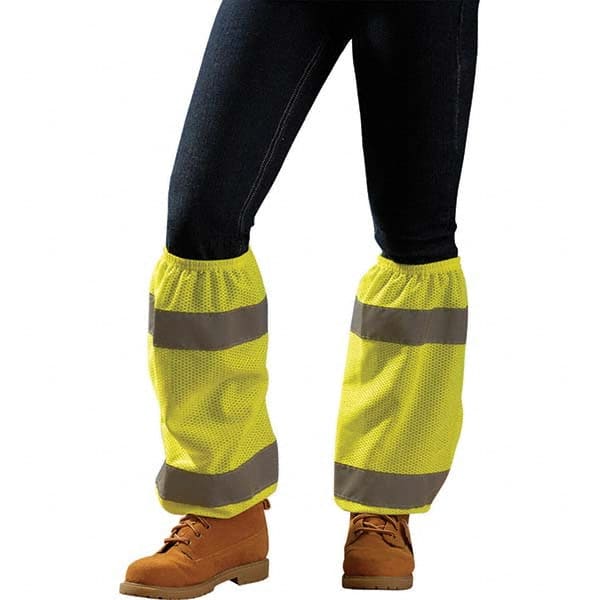 OccuNomix - Size Universal Hi-Viz Yellow Polyester Hi-Visibility Leggings - Exact Tool & Supply