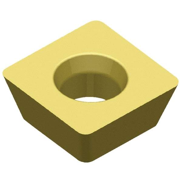 Kennametal - SDMW09T308 Grade KCSM40 Carbide Milling Insert - TiN Finish, 3.96mm Thick, 3/8" Inscribed Circle, 0.79mm Corner Radius - Exact Tool & Supply