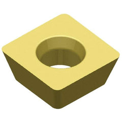 Kennametal - SDMW09T308 Grade KCSM40 Carbide Milling Insert - TiN Finish, 3.96mm Thick, 3/8" Inscribed Circle, 0.79mm Corner Radius - Exact Tool & Supply