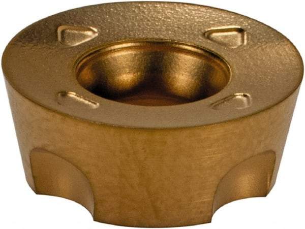 Kennametal - RPHT1204M0 442 Grade X500 Carbide Milling Insert - TiN/TiC/TiN Finish, 0.187" Thick, 0.472" Inscribed Circle - Exact Tool & Supply