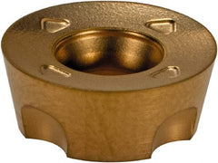 Kennametal - RPHT1204M0 442 Grade X500 Carbide Milling Insert - TiN/TiC/TiN Finish, 0.187" Thick, 0.472" Inscribed Circle - Exact Tool & Supply