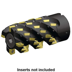 Kennametal - 84 Inserts, 100mm Cut Diam, 40mm Arbor Diam, 133mm Max Depth of Cut, Indexable Square-Shoulder Face Mill - 0° Lead Angle, 165mm High, SD.. 1204.. Insert Compatibility, Through Coolant, Series 5230VS12 - Exact Tool & Supply