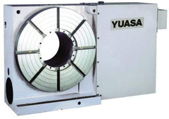 Yuasa - 1 Spindle, 25 Max RPM, 19.68" Table Diam, 2 hp, Horizontal & Vertical CNC Rotary Indexing Table - 980 kg (2156 Lb) Max Horiz Load, 309.88mm Centerline Height - Exact Tool & Supply