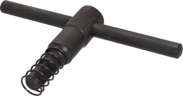 Gibraltar - 5" Chuck Diam Compatibility, Lathe Chuck Key - Compatible with 3-Jaw Chucks, Self Ejecting, 3.35" Body Length, 0.393" Actual Key Square Size - Exact Tool & Supply