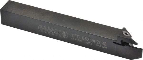 Seco - CFOL, Left Hand Cut, 5/8" Shank Height x 5/8" Shank Width, Indexable Turning Toolholder - 5" OAL, LC.. 1902.. Insert Compatibility, Series Multi-Directional Turning (MDT) - Exact Tool & Supply