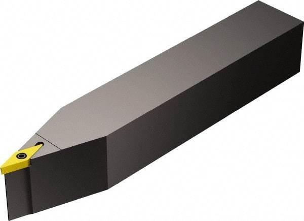 Sandvik Coromant - SVVBN, Neutral Cut, 17.5° Lead Angle, 12mm Shank Height x 12mm Shank Width, Neutral Rake Indexable Turning Toolholder - 80mm OAL, VBMT 11 02 04, VBMT 2(1.5)1 Insert Compatibility, Series CoroTurn 107 - Exact Tool & Supply