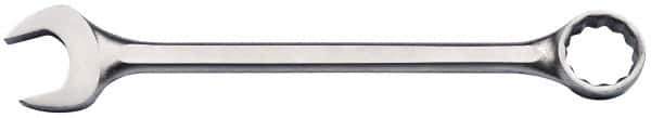 Proto - 65mm 12 Point Offset Combination Wrench - 15° Offset Angle, 29-3/4" OAL, Steel, Satin Finish - Exact Tool & Supply