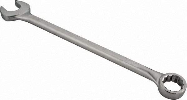 Proto - 55mm 12 Point Offset Combination Wrench - 15° Offset Angle, 28-3/4" OAL, Steel, Satin Finish - Exact Tool & Supply