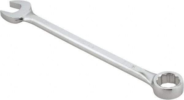 Proto - 60mm 12 Point Offset Combination Wrench - 15° Offset Angle, 29-3/4" OAL, Steel, Satin Finish - Exact Tool & Supply