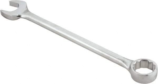 Proto - 70mm 12 Point Offset Combination Wrench - 15° Offset Angle, 29-3/4" OAL, Steel, Satin Finish - Exact Tool & Supply