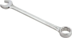 Proto - 70mm 12 Point Offset Combination Wrench - 15° Offset Angle, 29-3/4" OAL, Steel, Satin Finish - Exact Tool & Supply