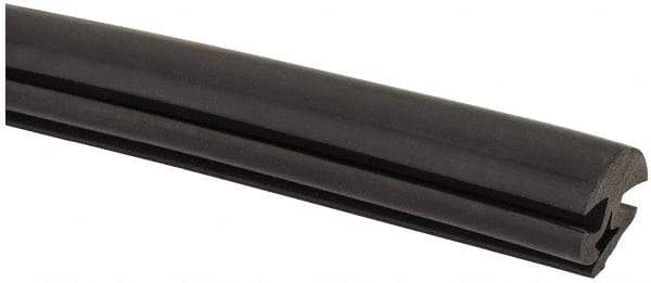 TRIM-LOK - 0.9 Wide x 25 Ft. Long, EPDM Rubber Locking Gasket - 1/8 Inch Panel Thickness, 1/4 Inch Window Panel Thickness - Exact Tool & Supply