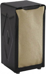 San Jamar - 3-3/4 x 4 x 7-1/2, Napkin Dispenser - Tabletop Tall Fold, Black - Exact Tool & Supply