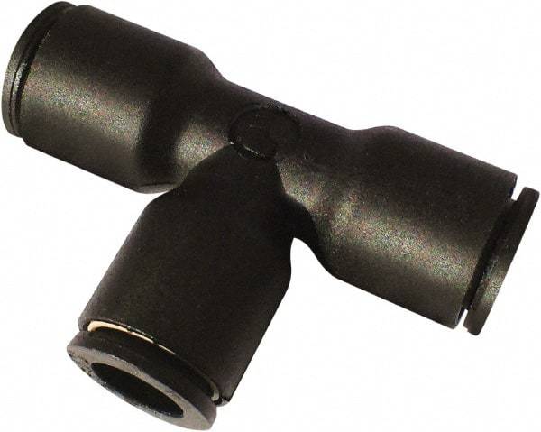 Legris - 1/4 x 5/32" Outside Diam, Nylon Push-to-Connect Tube Union Tee - 290 Max psi - Exact Tool & Supply