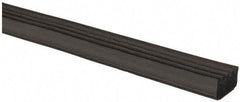TRIM-LOK - 5/8 Inch Thick x 5/8 Wide x 100 Ft. Long, EPDM Rubber Ribbed Seal with Acrylic - Exact Tool & Supply