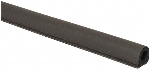 TRIM-LOK - 1/2 Inch Thick x 1/2 Wide x 100 Ft. Long, EPDM Rubber D Section Seal with Tape - Exact Tool & Supply