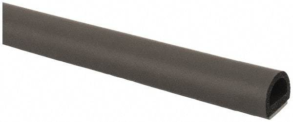 TRIM-LOK - 3/4 Inch Thick x 3/4 Wide x 250 Ft. Long, EPDM Rubber D Section Seal with Tape - Exact Tool & Supply
