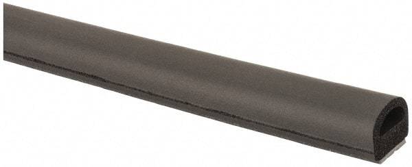 TRIM-LOK - 3/4 Inch Thick x 3/4 Wide x 100 Ft. Long, EPDM Rubber D Section Seal with Tape - Exact Tool & Supply