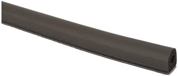 TRIM-LOK - 1/2 Inch Thick x 1/2 Wide x 100 Ft. Long, EPDM Rubber D Section Seal with Tape - Exact Tool & Supply