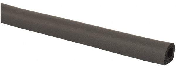 TRIM-LOK - 1/2 Inch Thick x 1/2 Wide x 500 Ft. Long, EPDM Rubber D Section Seal with Acrylic - Exact Tool & Supply