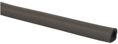 TRIM-LOK - 1/2 Inch Thick x 1/2 Wide x 100 Ft. Long, EPDM Rubber D Section Seal with Acrylic - Exact Tool & Supply