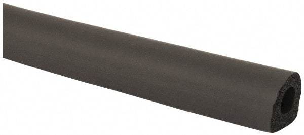 TRIM-LOK - 3/4 Inch Thick x 3/4 Wide x 100 Ft. Long, EPDM Rubber D Section Seal with Acrylic - Exact Tool & Supply