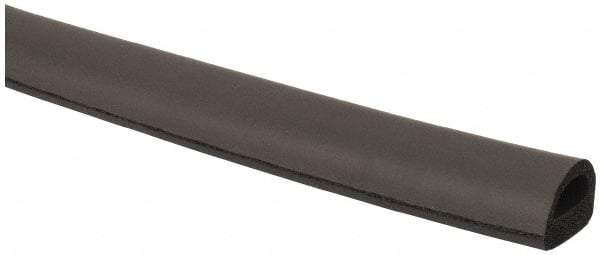 TRIM-LOK - 3/4 Inch Thick x 3/4 Wide x 250 Ft. Long, EPDM Rubber D Section Seal with Acrylic - Exact Tool & Supply