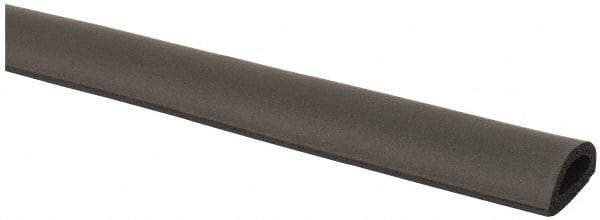 TRIM-LOK - 3/4 Inch Thick x 3/4 Wide x 500 Ft. Long, EPDM Rubber D Section Seal with Acrylic - Exact Tool & Supply
