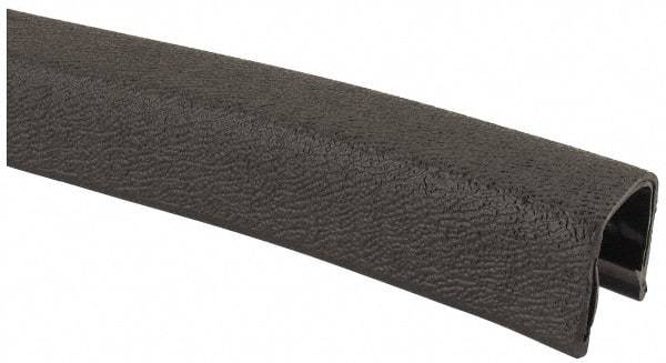 TRIM-LOK - 3/4 Inch Thick x 0.92 Wide x 100 Ft. Long, EPDM Rubber Jumbo Edge Trim - Pebble Texture - Exact Tool & Supply