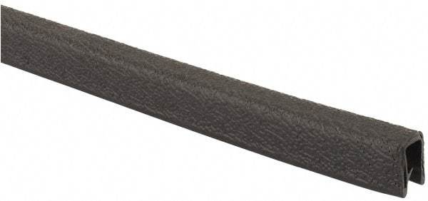 TRIM-LOK - 1/8 Inch Thick x 0.3 Wide x 250 Ft. Long, EPDM Rubber Edge Trim - Pebble Texture - Exact Tool & Supply