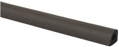 TRIM-LOK - 1/2 Inch Thick x 1/2 Wide x 100 Ft. Long, EPDM Rubber D Section Seal with Acrylic - Exact Tool & Supply