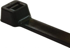 Value Collection - 27.9" Long Black Nylon Standard Cable Tie - 175 Lb Tensile Strength, 185mm Max Bundle Diam - Exact Tool & Supply
