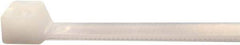 Value Collection - 11.4" Long Natural (Color) Nylon Standard Cable Tie - 40 Lb Tensile Strength, 82mm Max Bundle Diam - Exact Tool & Supply