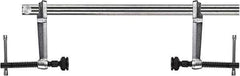 Bessey - 118" Capacity, 5-1/2" Throat Depth Steel (Profiled Rail) Bar Clamp - 2,000 Lb Clamping Pressure, 130" OAL - Exact Tool & Supply