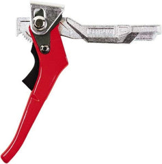 Bessey - 1,450 Lb Clamping Pressure, Steel, Ratcheting Handle, SLV Bar & Pipe Clamping Arm - 4-3/4" Throat Depth - Exact Tool & Supply