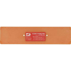 Dynabrade - 11 x 2-3/4" Rectangular Adhesive/PSA Backing Pad - File Board Sander Compatible, Screw Attachment, Nonvacuum Pad, 3/8" Thick, Medium Density - Exact Tool & Supply