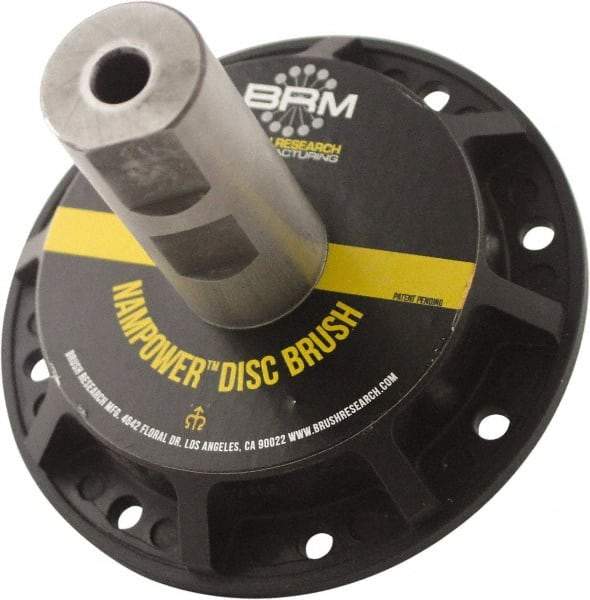 Brush Research Mfg. - 31/32" Arbor Hole to 0.968" Shank Diam Sidelock Collet - For 4, 5 & 6" NamPower Disc Brushes, Attached Spindle, Flow Through Spindle - Exact Tool & Supply