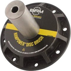 Brush Research Mfg. - 31/32" Arbor Hole to 0.968" Shank Diam Standard Collet - For 4, 5 & 6" NamPower Disc Brushes, Attached Spindle, Flow Through Spindle - Exact Tool & Supply
