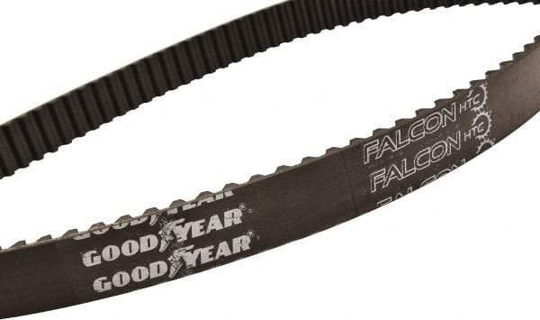 Continental ContiTech - Section 14M, 125mm Wide, 3,304mm Outside Length, Synchronous Belt - Black, Falcon HTC, No. 14GTR-3304-125 - Exact Tool & Supply