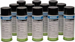 Magnaflux - Crack Detection NDT White Magnetic Constrast Paint - WCP-2 Twelve 12.1 oz. Aerosol Cans - Exact Tool & Supply