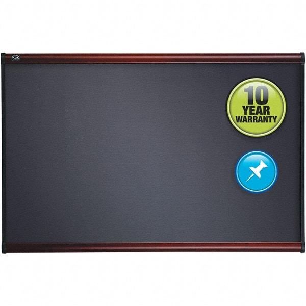 Quartet - 36" High x 48" Wide Fabric Bulletin - Fabric, Includes Mounting Kit - Exact Tool & Supply