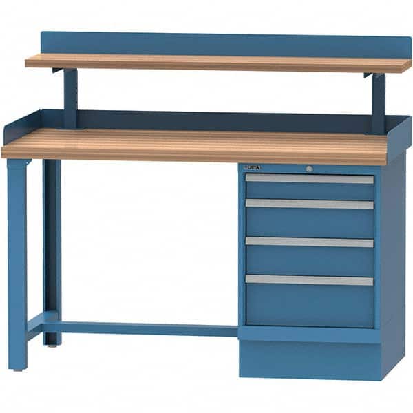 LISTA - Stationary Workstations Type: Work Bench Load Capacity (Lb.): 1,000 - Exact Tool & Supply