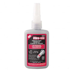 Vibra-Tite - 50 mL Bottle, Red, High Temp/High Strength Threadlocker - Exact Tool & Supply