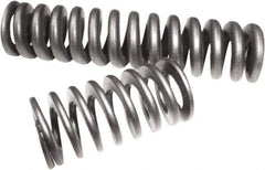 Associated Spring Raymond - 38.1mm OD, 3.429mm Wire, 304.8mm Free Length, Compression Spring - 85 Lb Spring Rating, 1134.24 N Max Work Load, Chrome Alloy Steel - Exact Tool & Supply