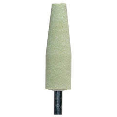 ‎3/4″ × 2-1/2″ 1/4″ Spindle Quantum Mounted Point A1 80 Grit Ceramic Alumina - Exact Tool & Supply