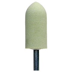 7/8″ × 2″ 1/4″ Spindle Quantum Mounted Point A11 80 Grit Ceramic Alumina - Exact Tool & Supply