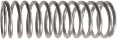 Associated Spring Raymond - 55mm OD, 5mm Wire, 195mm Free Length, Compression Spring - 34.1 Lb Spring Rating, 784.53 N Max Work Load, Music Wire - Exact Tool & Supply