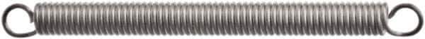 Associated Spring Raymond - 28.58mm OD, 129.84 N Max Load, 113.54mm Max Ext Len, Spring - 25.2 Lb/In Rating, 4.59 Lb Init Tension, 88.9mm Free Length - Exact Tool & Supply